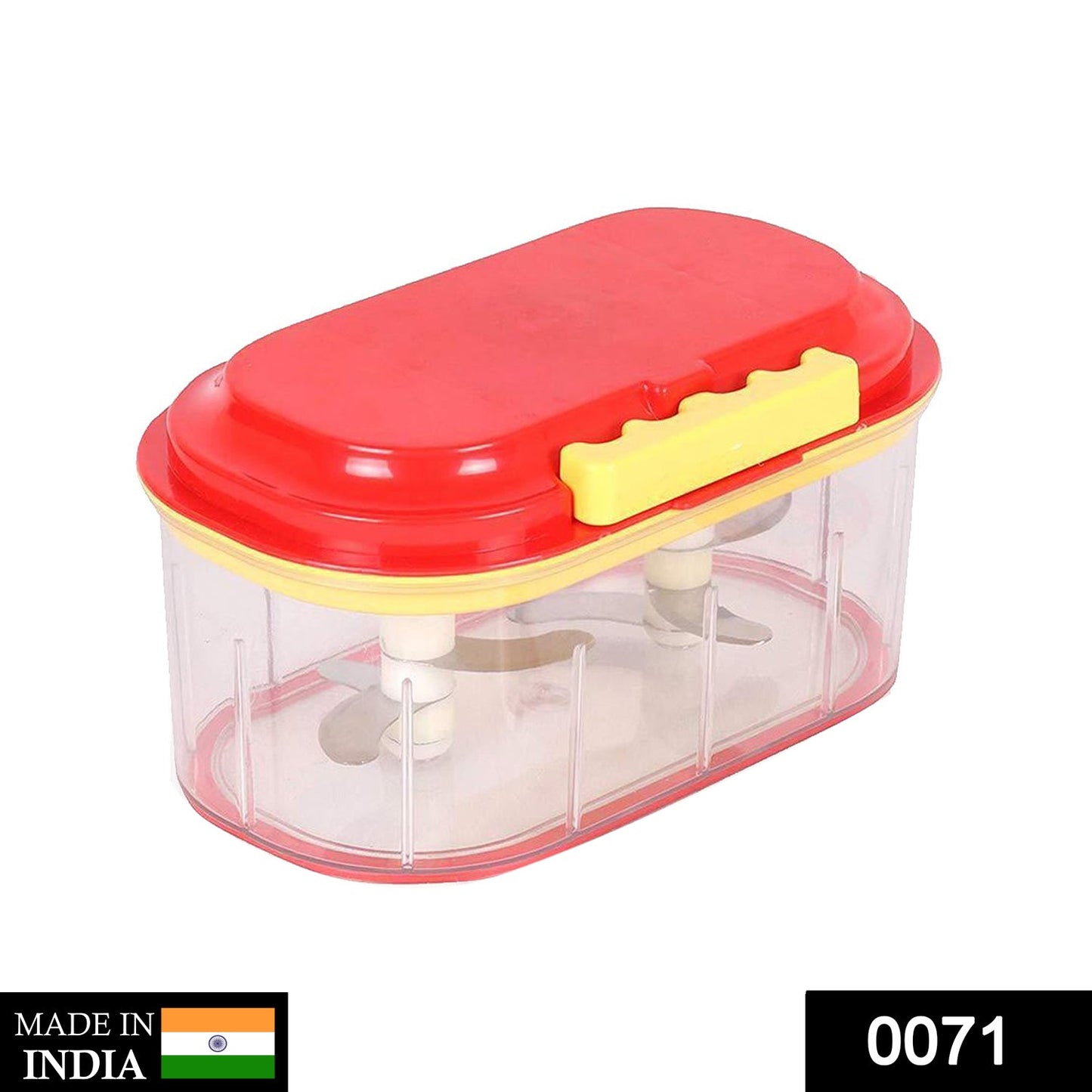 0071 Plastic Vegetable Chopper (1000 ml) Your Brand