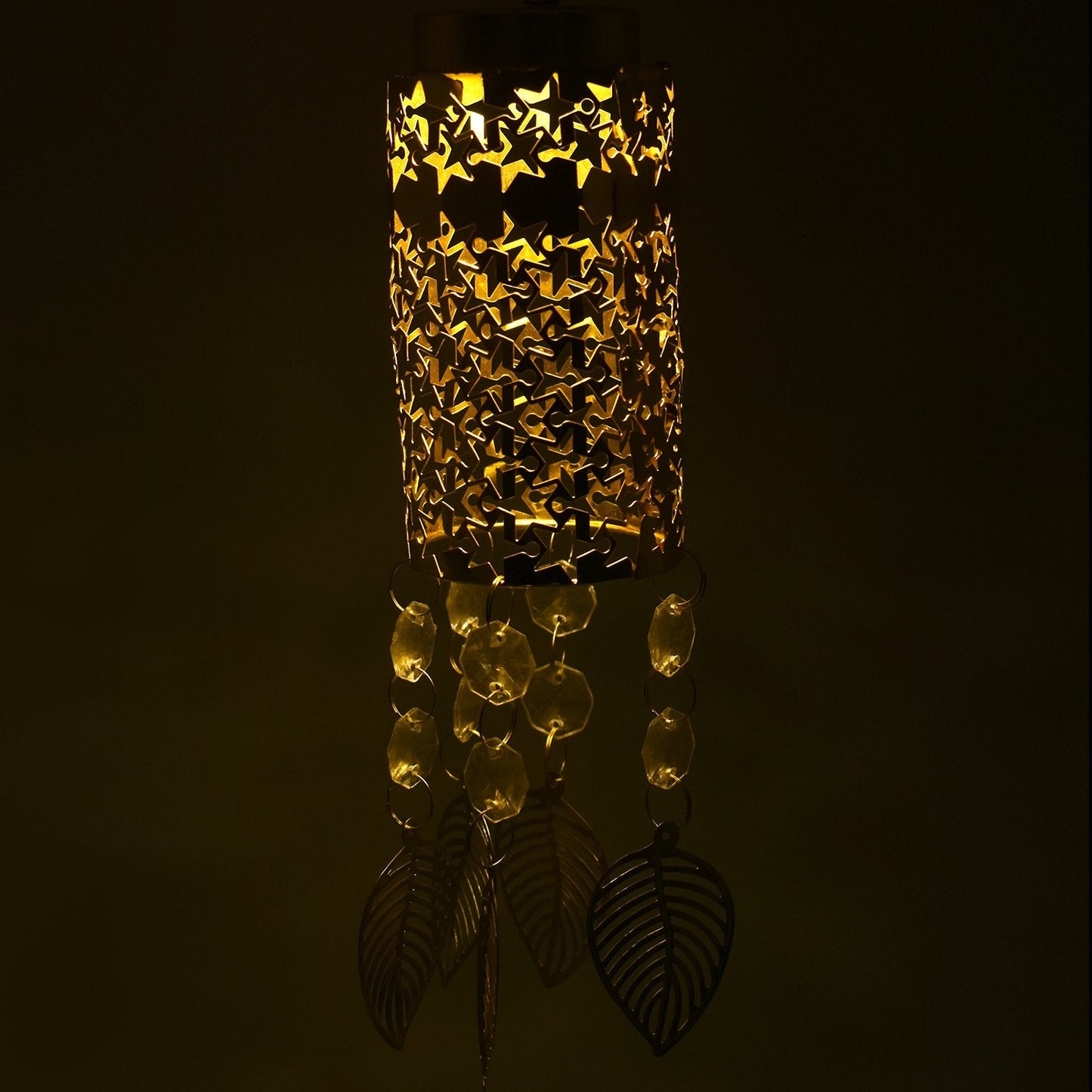 7251 Fancy Large Golden Jhoomer For Home Decoration