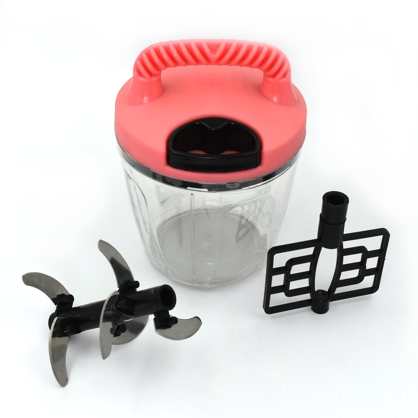 2714 2 in 1 Handy Chopper 1000 ML used widely in all kinds of household kitchen purposes for cutting and chopping of types of vegetables and fruits etc.