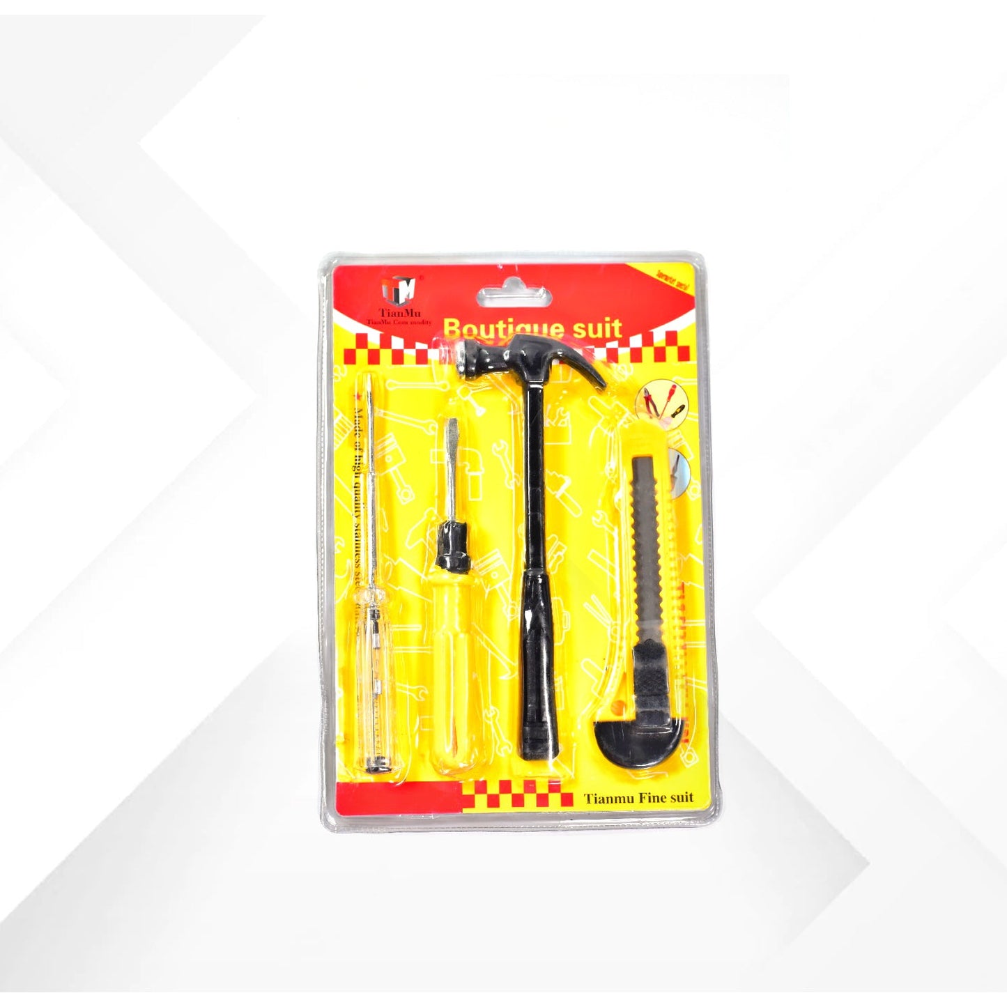 9187 Claw Hammer Cutter Tool Kit, Screw Driver Hand Tool Kit