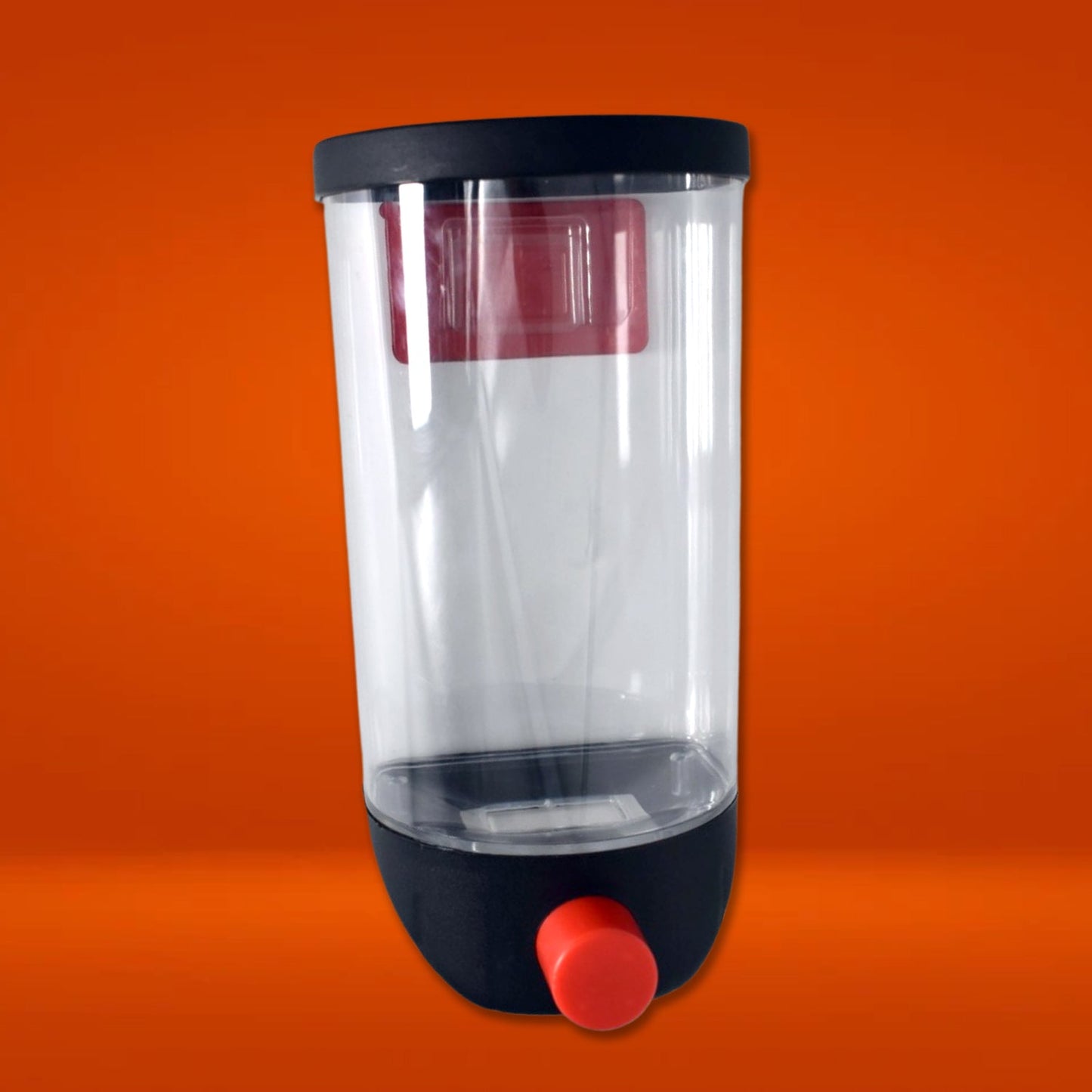 2867 Plastic Storage Push Button Containers wall mounted