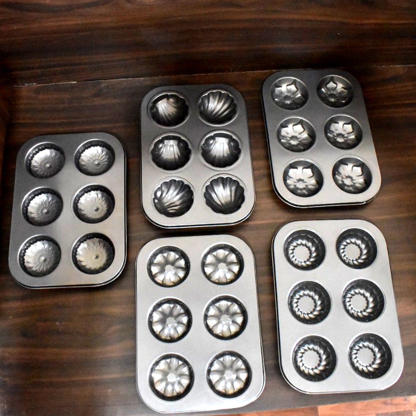 2821 Cupcakes Muffin Tray Cup Midi Shape Muffin, Cupcake Moulds