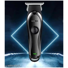 AZANIA AT-118 Rechargeable Hair & Beard Trimmer | Cordless Professional Grooming Machine for Men | Stubble & Hair Clipper with Adjustable Combs