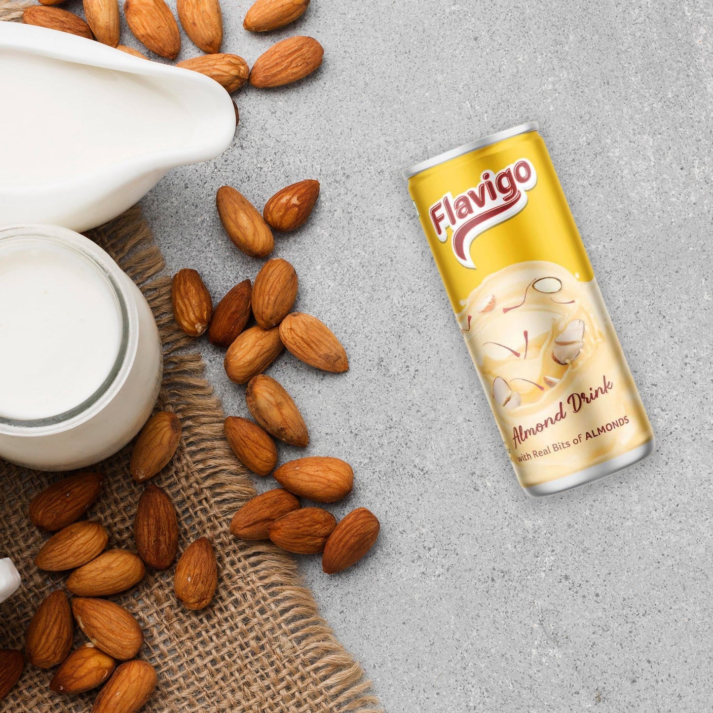 1013 Flavigo Almond Drink Ice Cream Milkshake (180Ml) | Ice cream shakes