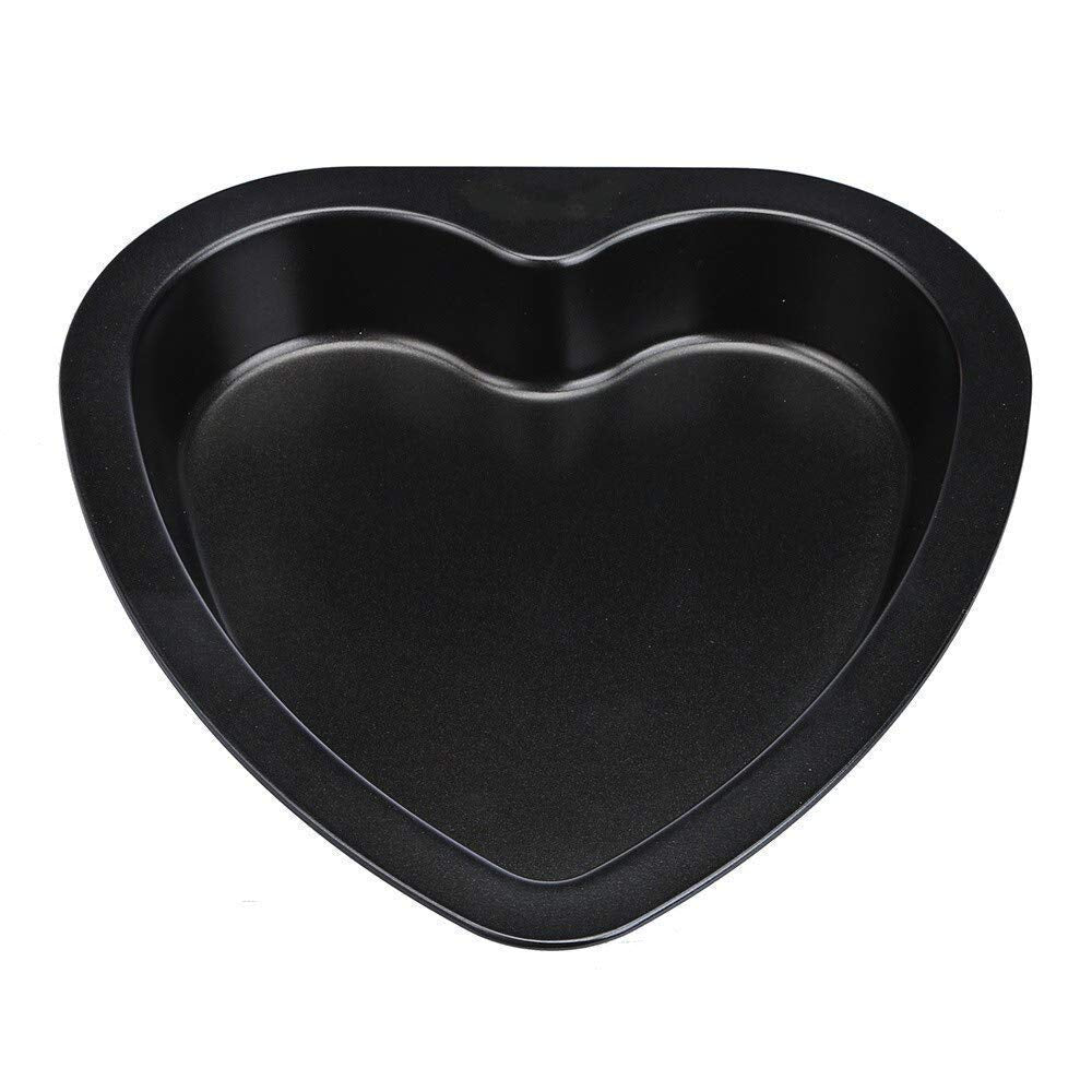 2209 Heart Shape Cake Mould Non Stick Steel 1 kg Cake Baking Tray ( 23cm)