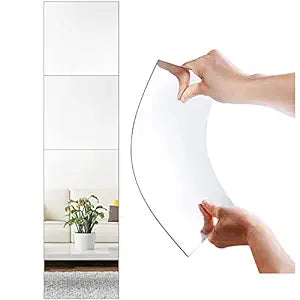 FREE SHIPING 3D Mirror Self-Adhesive Transform Your Walls: Shatterproof 3D Mirror Tiles with Style(PACK OF 2 PIECE )100% Safe delivery