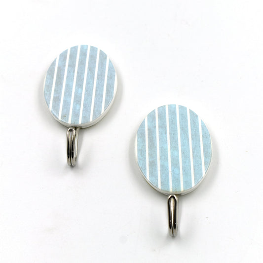 6306 2 Pc Adhesive Hook used in all kinds of household and official places specially, for hanging various cloths, stuffs and items etc. 