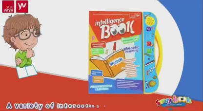 Intelligent Learning Study Book with Number, Letters, Animals, Relationships, Poems, Instruments Learning Toys for kids(Remove mobile from your kids hand)100% original